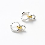 Earrings | Daisy | Gold + Silver