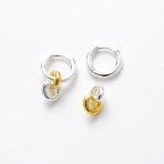 Earrings | Daisy | Gold + Silver