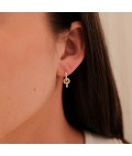 Earrings | Daisy | Gold + Silver