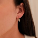Earrings | Daisy | Gold + Silver