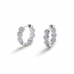 Earrings | Josie Hoop | Silver Earrings | Josie Hoop | Silver