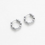 Earrings | Josie Hoop | Silver Earrings | Josie Hoop | Silver