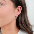 Earrings | Josie Hoop | Silver Earrings | Josie Hoop | Silver