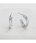 Earrings | Eloise Hoop | Silver