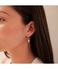 Earrings | Talia Thread Earring | Gold