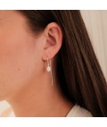 Earrings | Talia Thread Earring | Silver