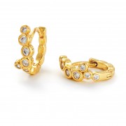 Earrings | Florence Huggie | Gold