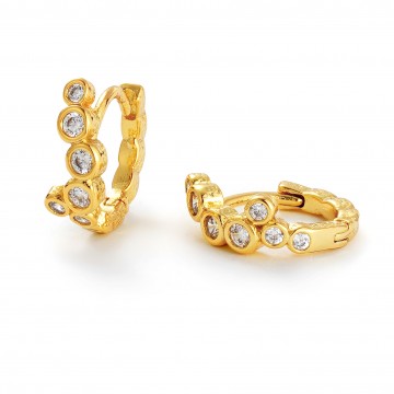 Earrings | Florence Huggie | Gold