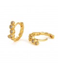 Earrings | Florence Huggie | Gold