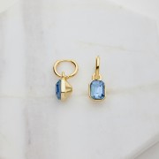 Earrings | Morgan Hoop | Blue