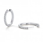 Earrings | Catalina Hoop | Silver Earrings | Catalina Hoop | Silver