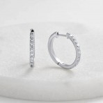 Earrings | Catalina Hoop | Silver Earrings | Catalina Hoop | Silver