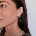 Earrings | Catalina Hoop | Silver Earrings | Catalina Hoop | Silver