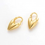 Earrings | Jess Heart Hoop | Gold Earrings | Jess Heart Hoop | Gold