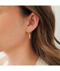 Earrings | Tate Huggie | Gold Earrings | Tate Huggie | Gold