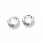 Earrings | Paris Huggie | Silver