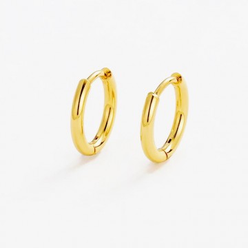 Earrings | Delilah hoop | Small | Gold Earrings | Delilah hoop | Small | Gold