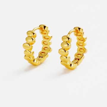 Earrings | Bailey Huggie | Gold Earrings | Bailey Huggie | Gold