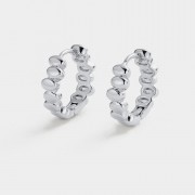 Earrings | Bailey Huggie | Silver Earrings | Bailey Huggie | Silver