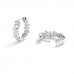 Earrings | Bailey Huggie | Silver