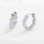 Earrings | Bailey Huggie | Silver
