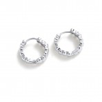 Earrings | Bailey Huggie | Silver