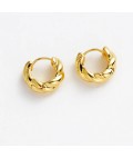 Earrings | Maya Huggies | Gold