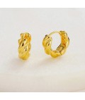 Earrings | Maya Huggies | Gold