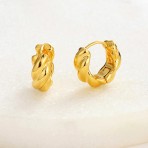 Earrings | Maya Huggies | Gold Earrings | Maya Huggies | Gold