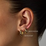 Earrings | Maya Huggies | Gold Earrings | Maya Huggies | Gold