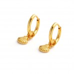 Earrings | Shelly Huggie | Gold Earrings | Shelly Huggie | Gold