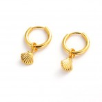 Earrings | Shelly Huggie | Gold Earrings | Shelly Huggie | Gold