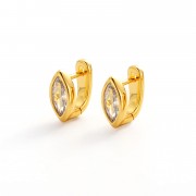 Earrings | Eden Huggie | Gold