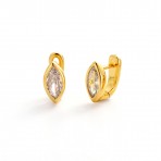 Earrings | Eden Huggie | Gold