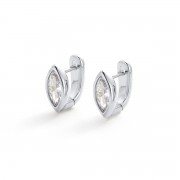 Earrings | Eden Huggie | Silver Earrings | Eden Huggie | Silver