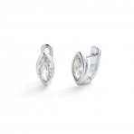 Earrings | Eden Huggie | Silver