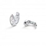 Earrings | Eden Huggie | Silver