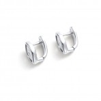 Earrings | Eden Huggie | Silver
