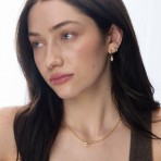 Earrings | Eden Huggie | Silver