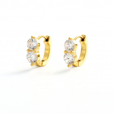 Earrings | Zoe Huggie | Gold