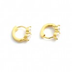 Earrings | Zoe Huggie | Gold