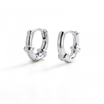 Earrings | Tessa Huggie | Silver