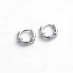 Earrings | Tessa Huggie | Silver Earrings | Tessa Huggie | Silver