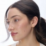 Earrings | Tessa Huggie | Silver Earrings | Tessa Huggie | Silver