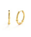 Earrings | Tessa Hoop | Gold