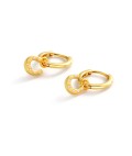 Earrings | Lucky Hoop | Gold