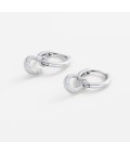 Earrings | Lucky Hoop | Silver