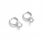 Earrings | Lucky Hoop | Silver