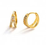 Earrings | Celia Huggie | Gold