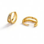 Earrings | Celia Huggie | Gold